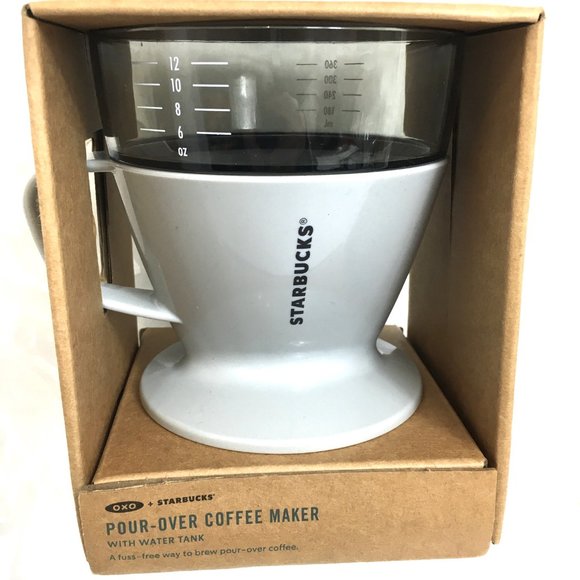 STARBUCKS OXO Single Serve Auto-Drip Pour-Over Coffee Maker NWT - Picture 3 of 10